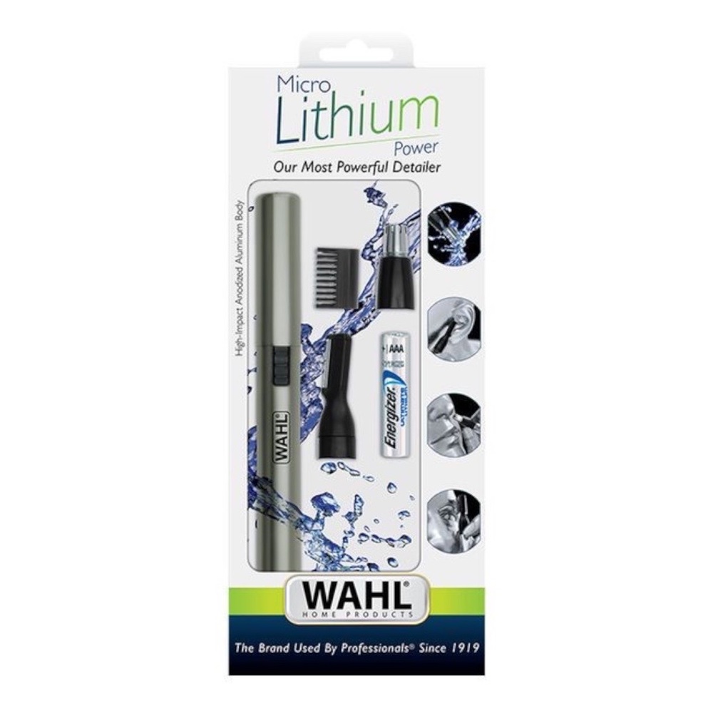 WAHL MICRO LITHIUM PERSONAL TRIMMER - BNIB (THE PACKAGING IS DISTRESSED)